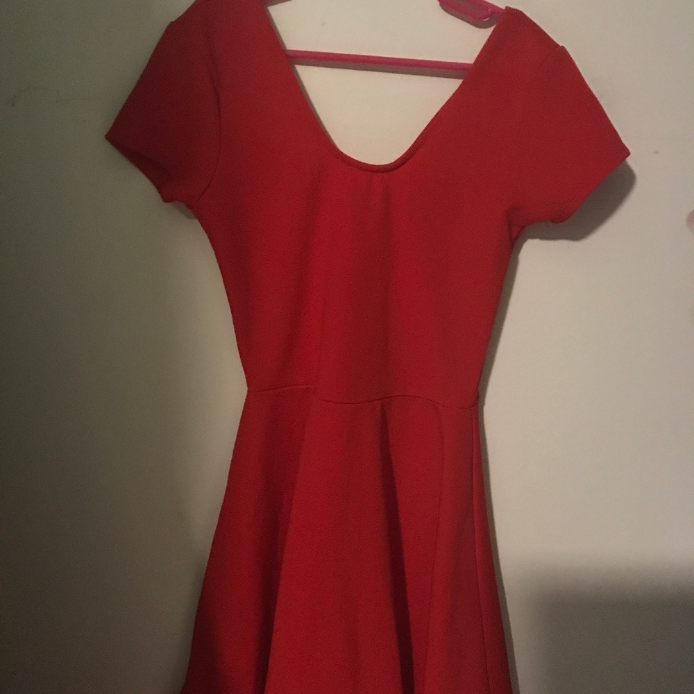 Red dress
